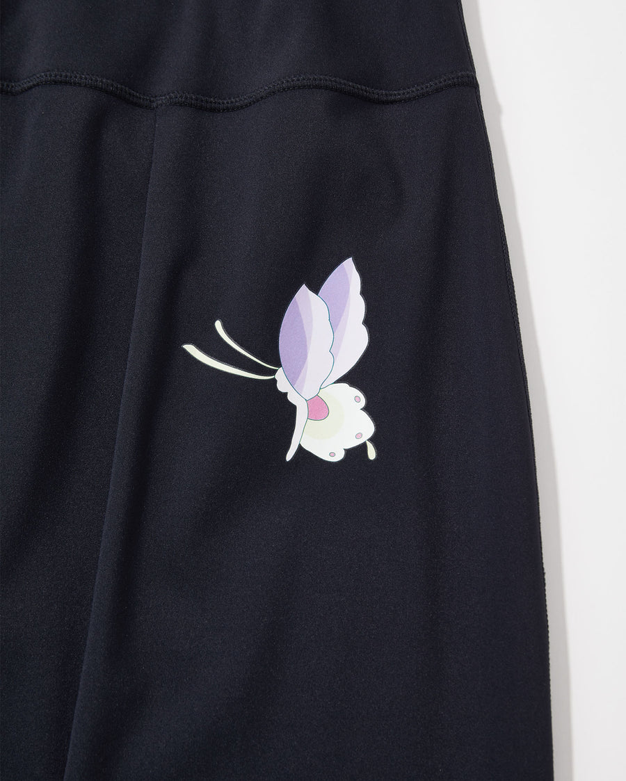Butterfly Front-Slit Mid Skirt