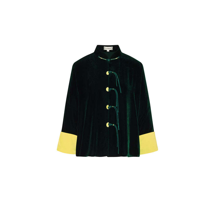 Yuan-Bao Luck Jacket Forest Green