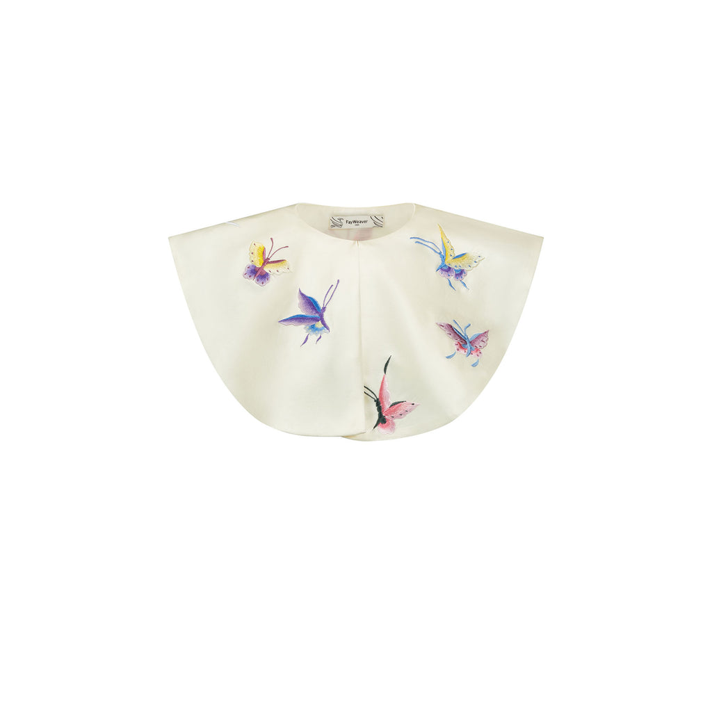 Butterfly Embroidered Shoulder Adornment