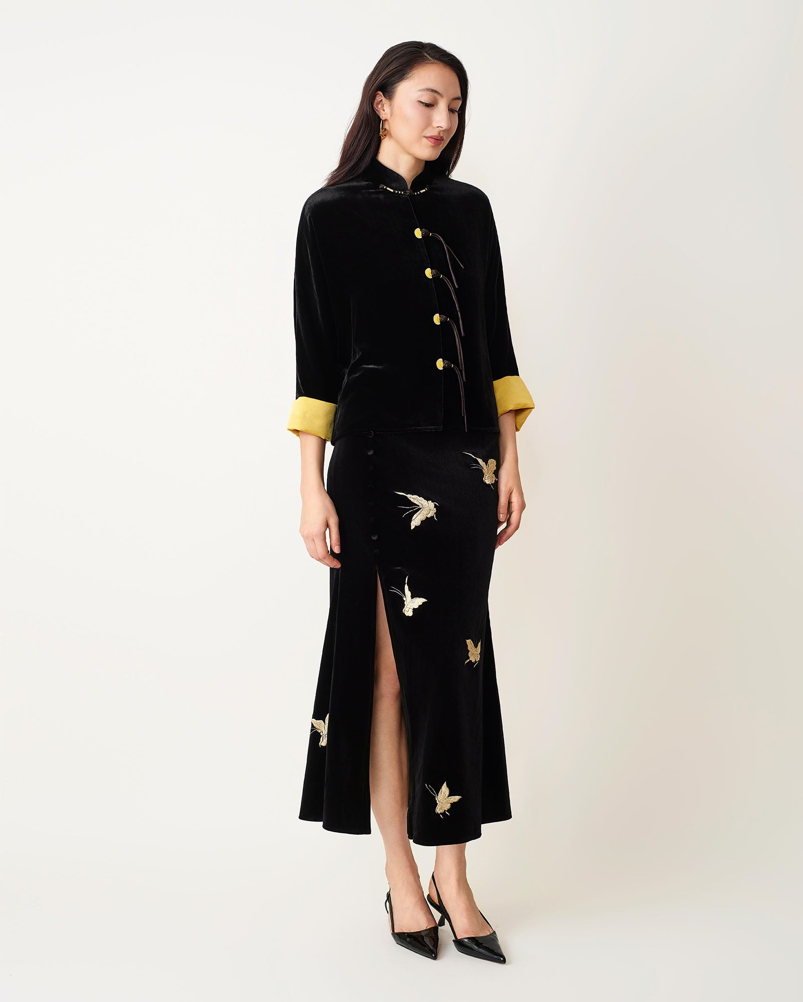 Yuan-Bao Luck Jacket Forest Black