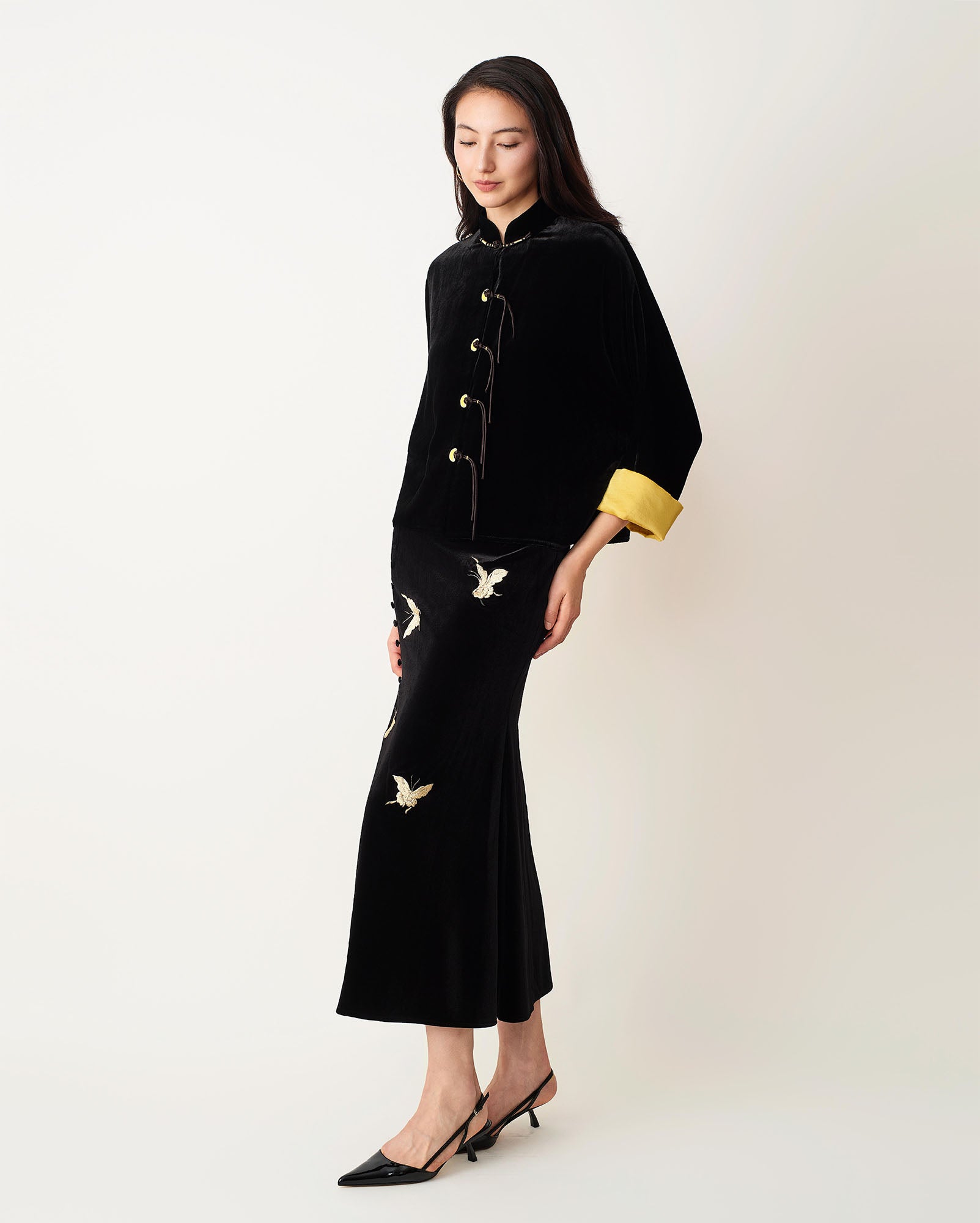 Yuan-Bao Luck Jacket Forest Black