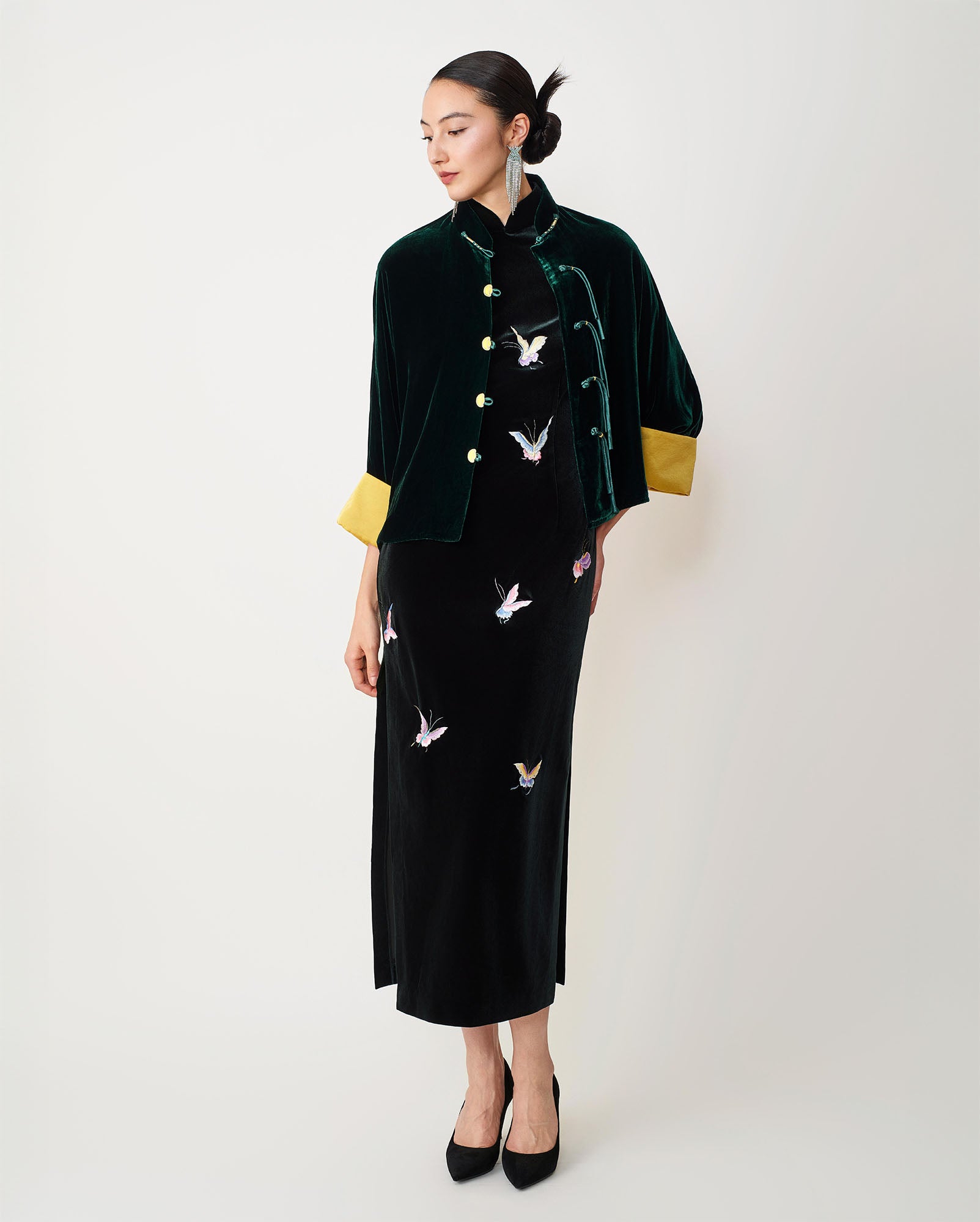 Yuan-Bao Luck Jacket Forest Green