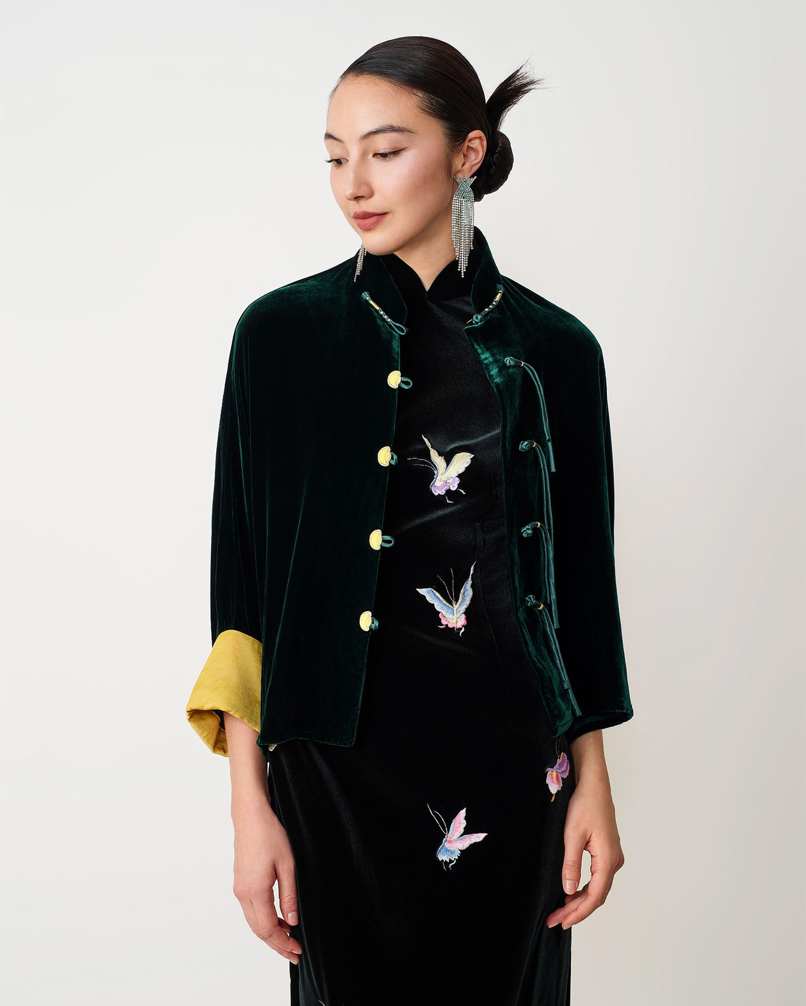 Yuan-Bao Luck Jacket Forest Green