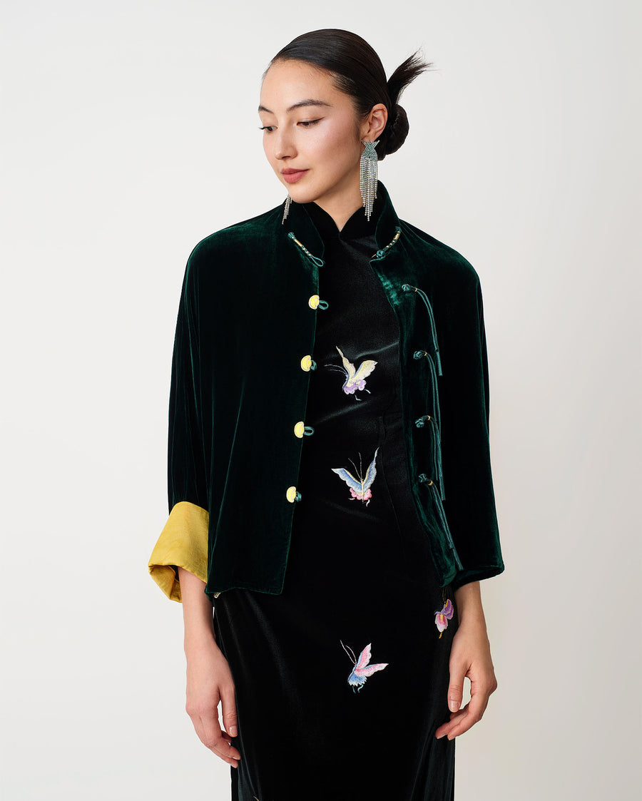 Yuan-Bao Luck Jacket Forest Green