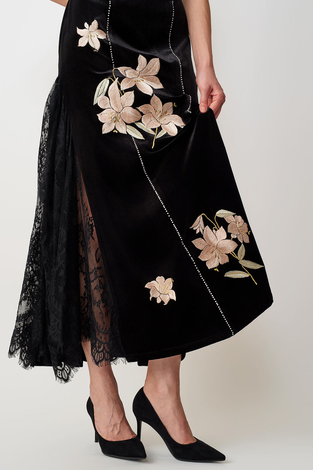 Butterfly Button Ribbon Short Qipao Dress