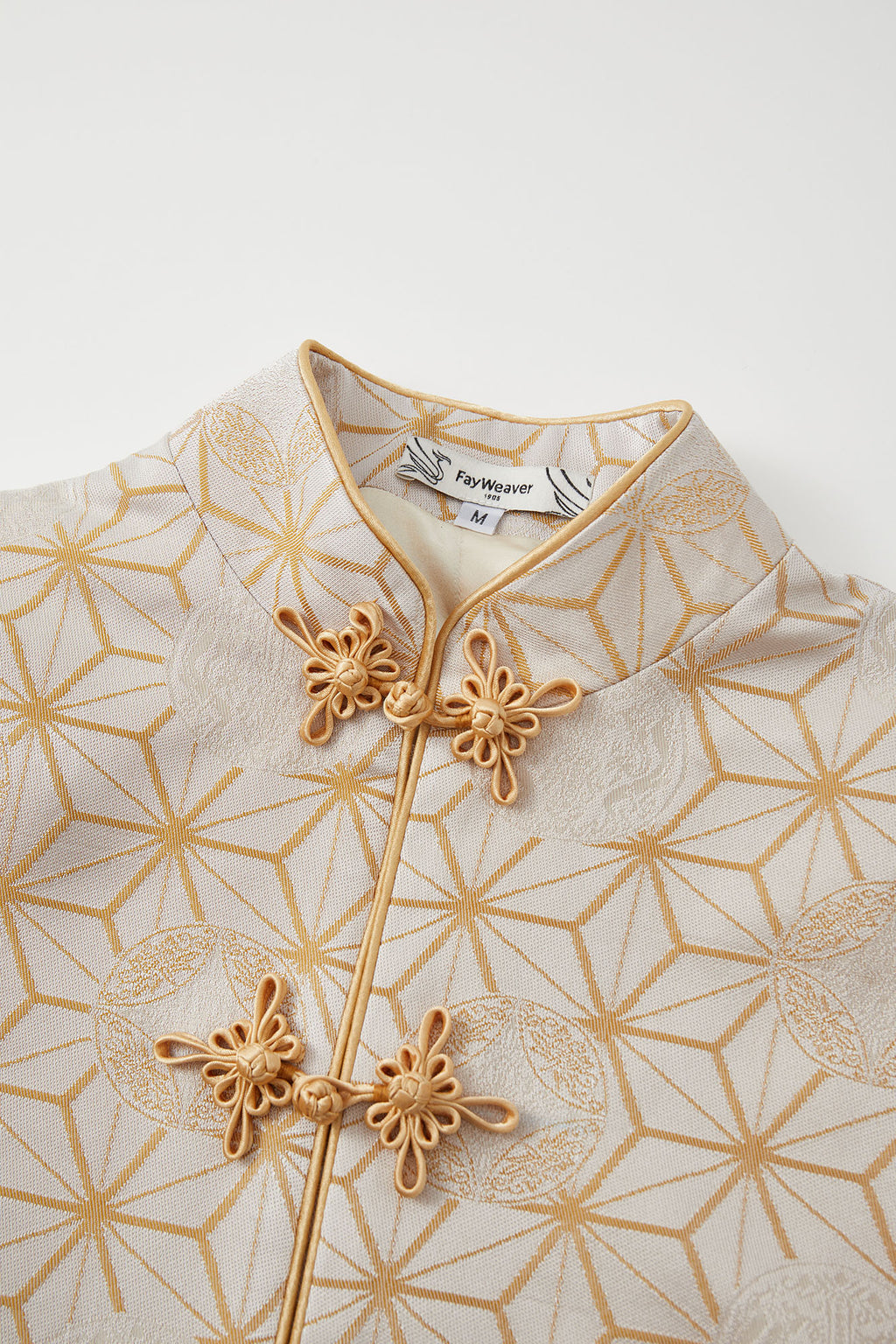 Dragon Straight Cut Flower Button Jacket