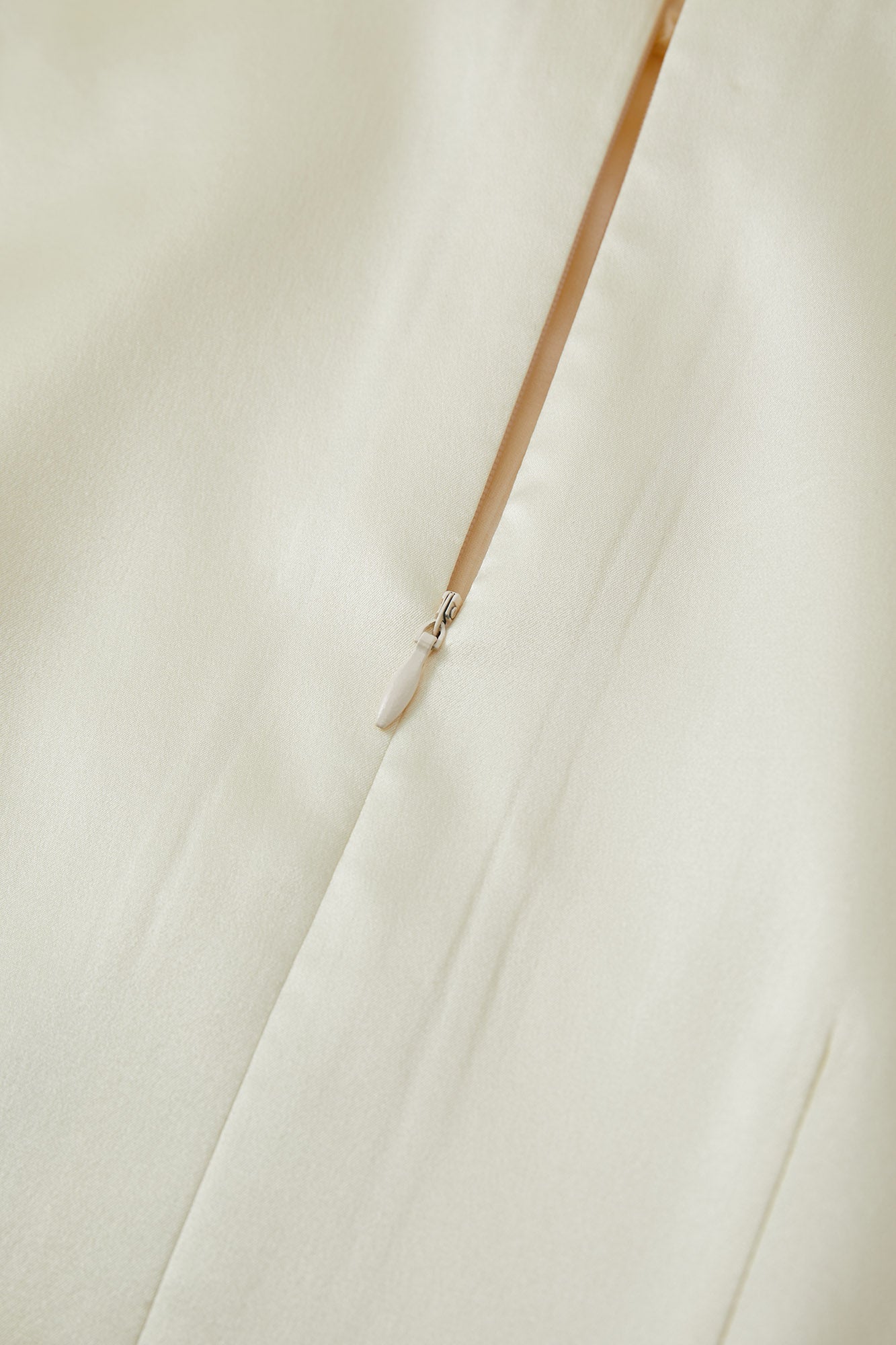 Butterfly Embroidered Modern Qipao Cream