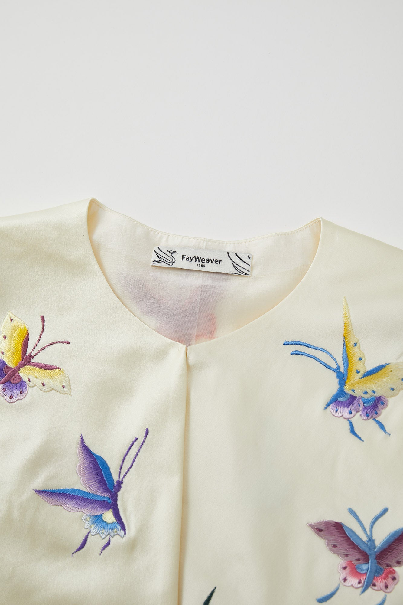 Butterfly Embroidered Shoulder Adornment
