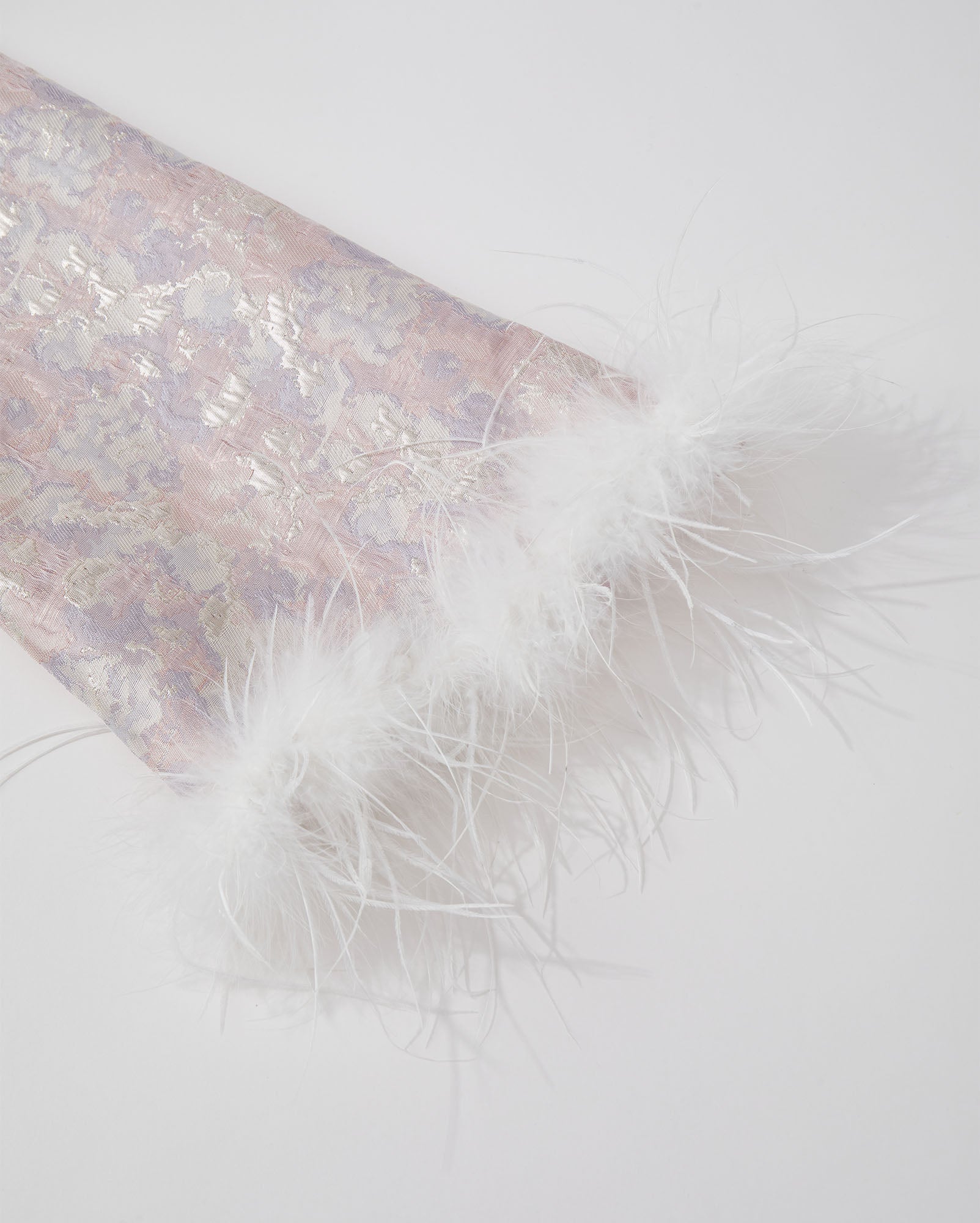 Landscape Patterned Short Jacket Pink