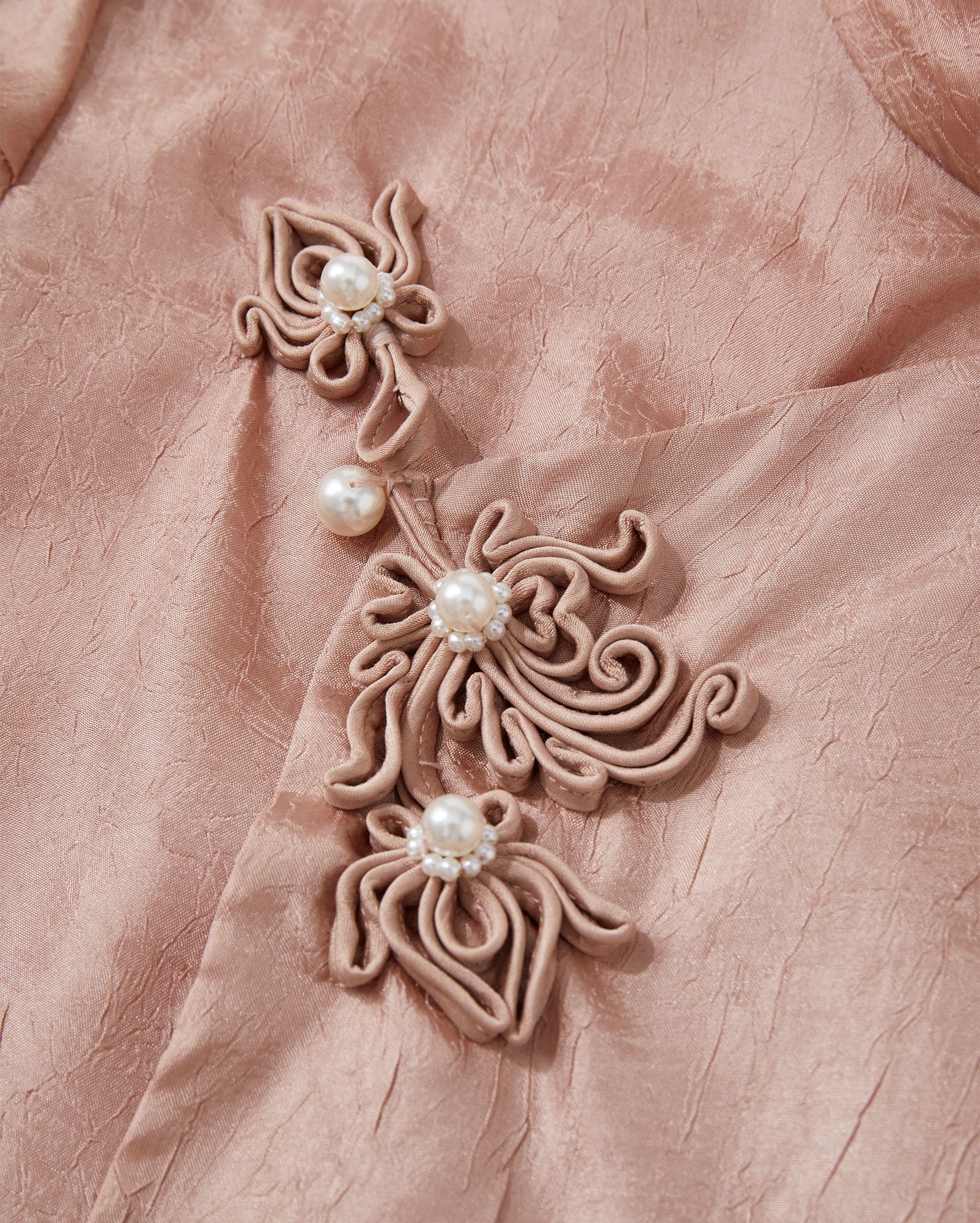 Leaf Button Strap Dress