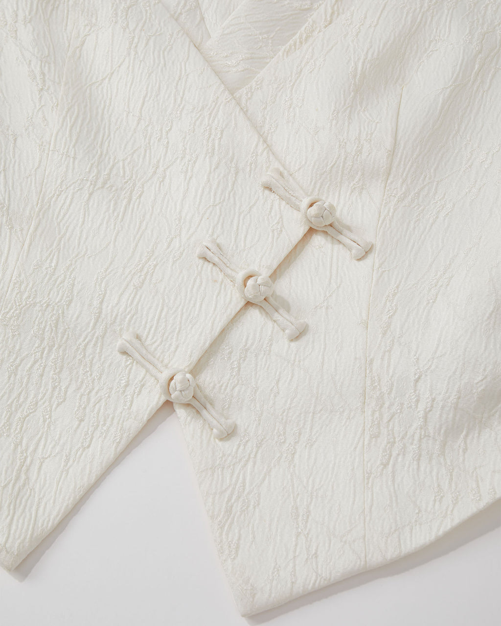 Asymmetrical V-Neck Cropped Blazer