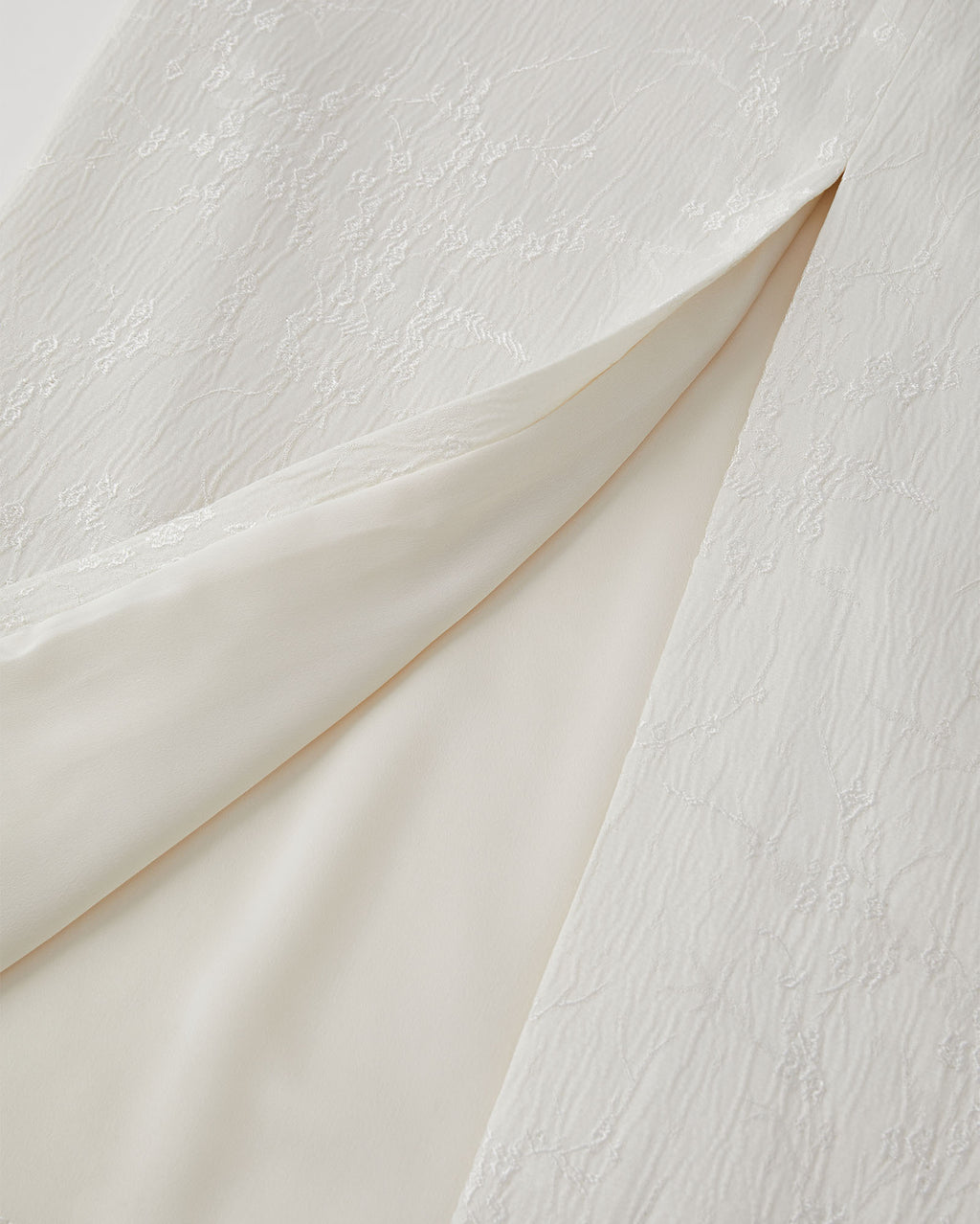 Midi Pencil Skirt with Back Slit