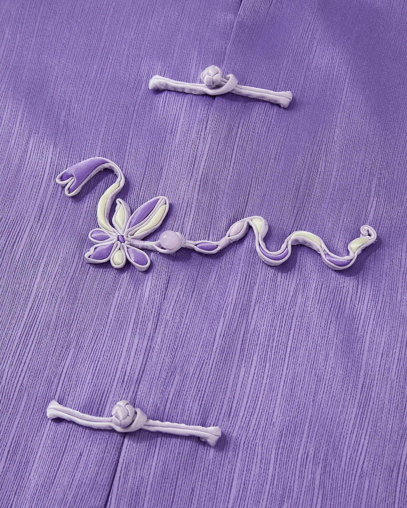 Serpent Knot Cuff Jacket Purple