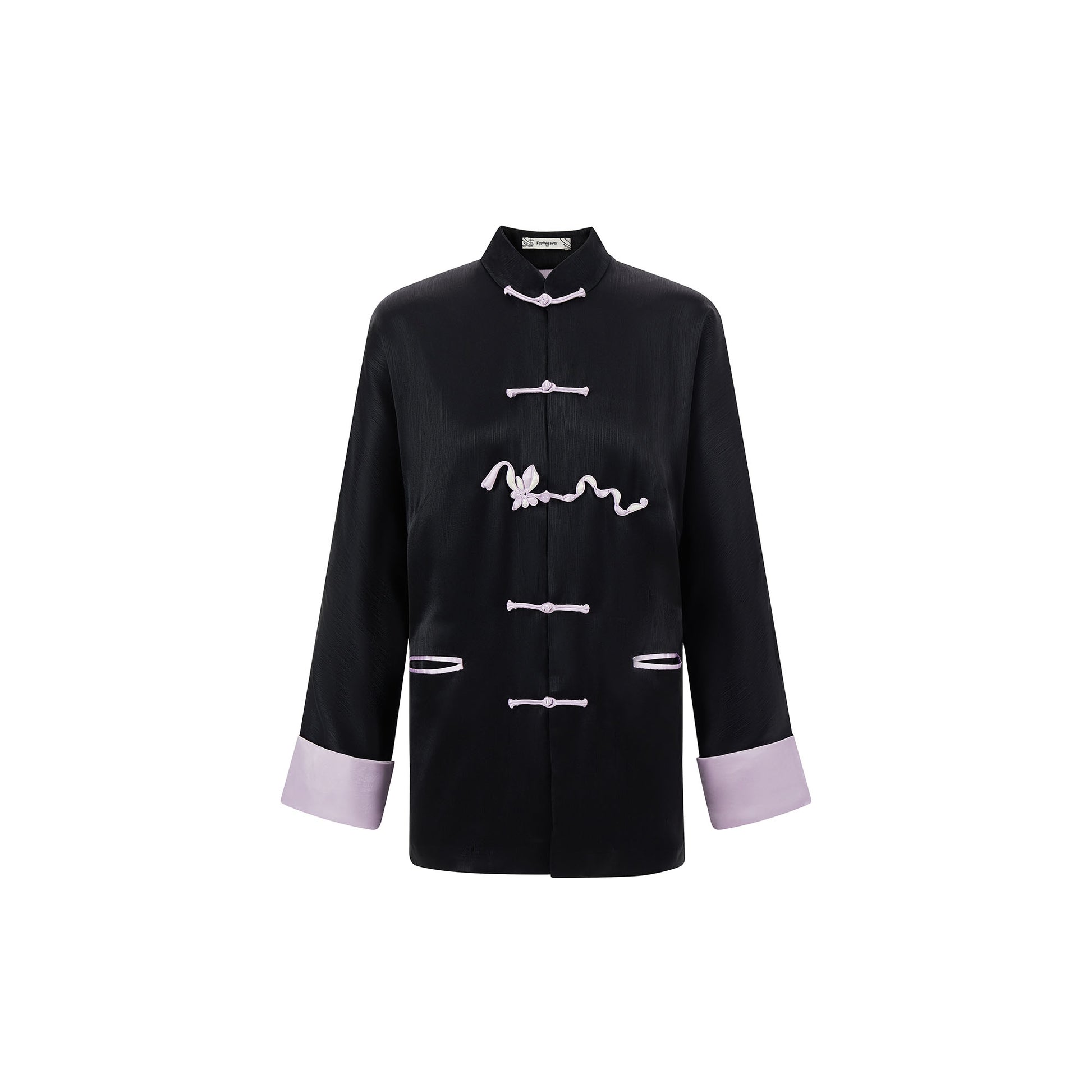 Serpent Knot Cuff Jacket Black