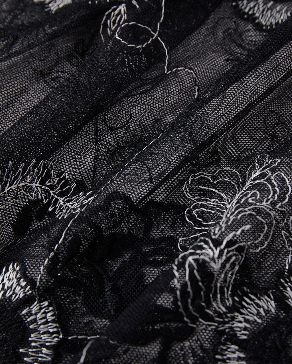 Lace Xiangyun Silk Midi Skirt