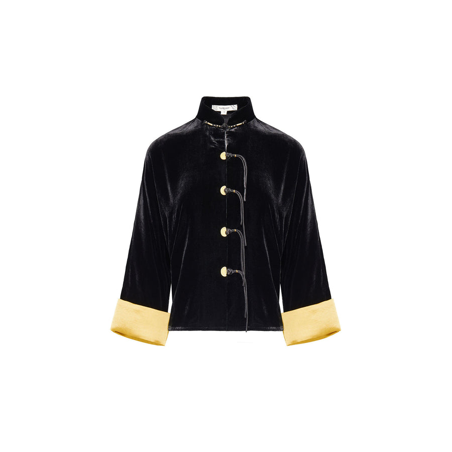 Yuan-Bao Luck Jacket Forest Black