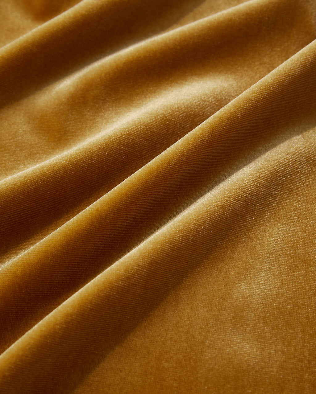 Butterfly Embroidered Velvet Fishtail Skirt Gold