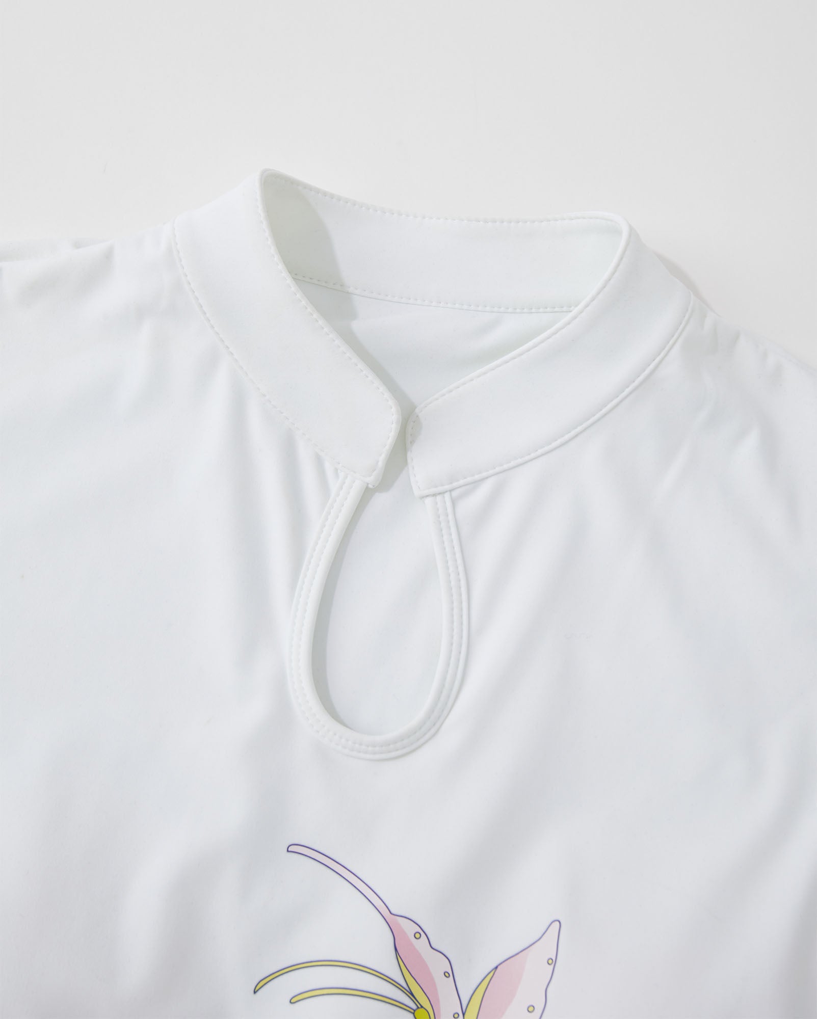 Twin-Butterfly Backless T-Shirt