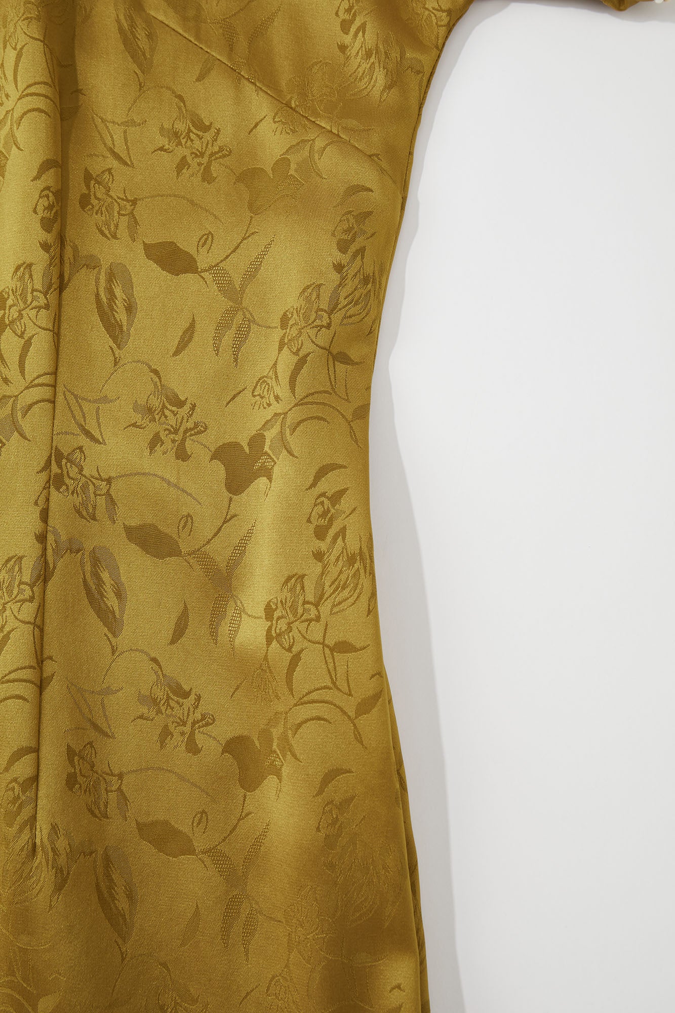 Floral-Collar Loose Sleeve Qipao