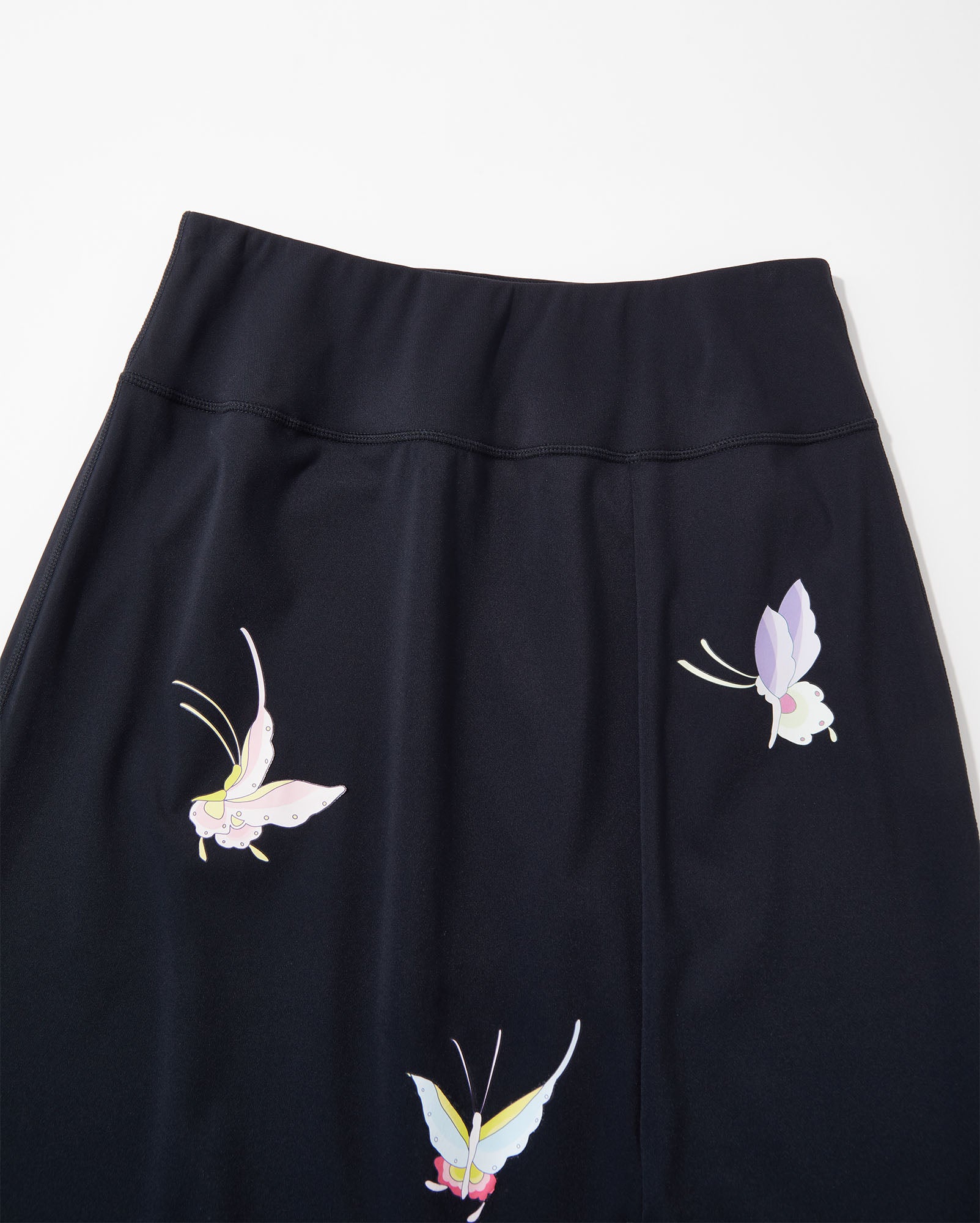 Butterfly Front-Slit Mid Skirt