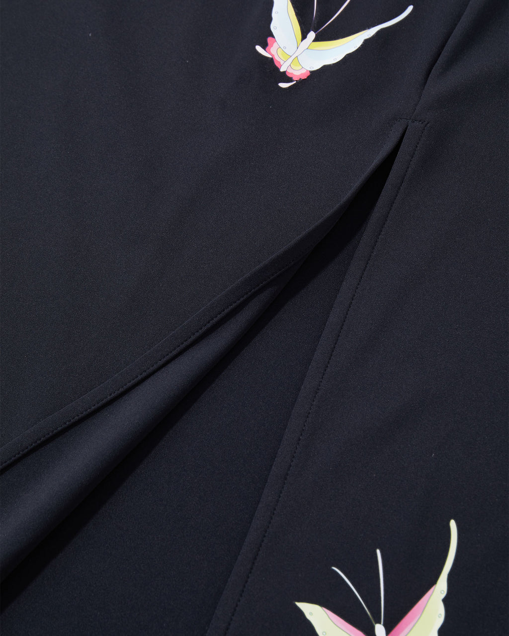 Butterfly Front-Slit Mid Skirt