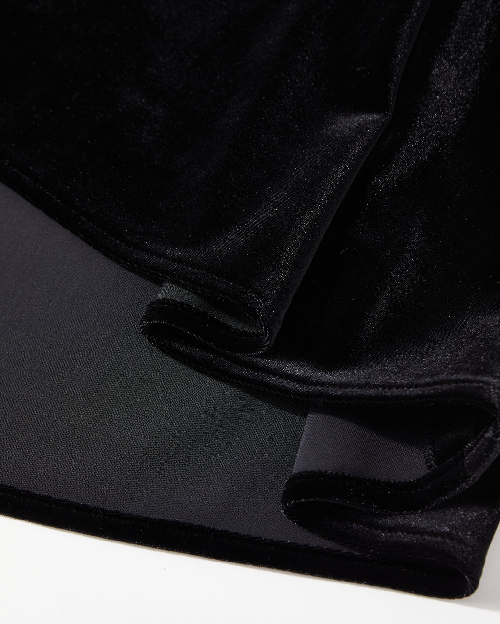 Colored Butterfly Embroidered Velvet Fishtail Skirt