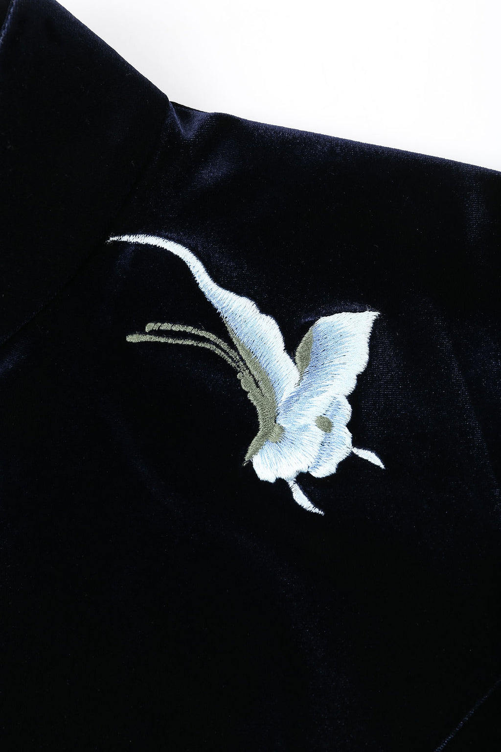 Butterfly Embroidered Modern Qipao