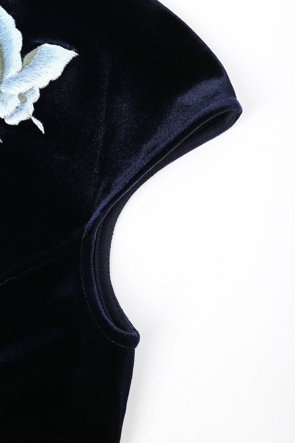 Butterfly Embroidered Modern Qipao