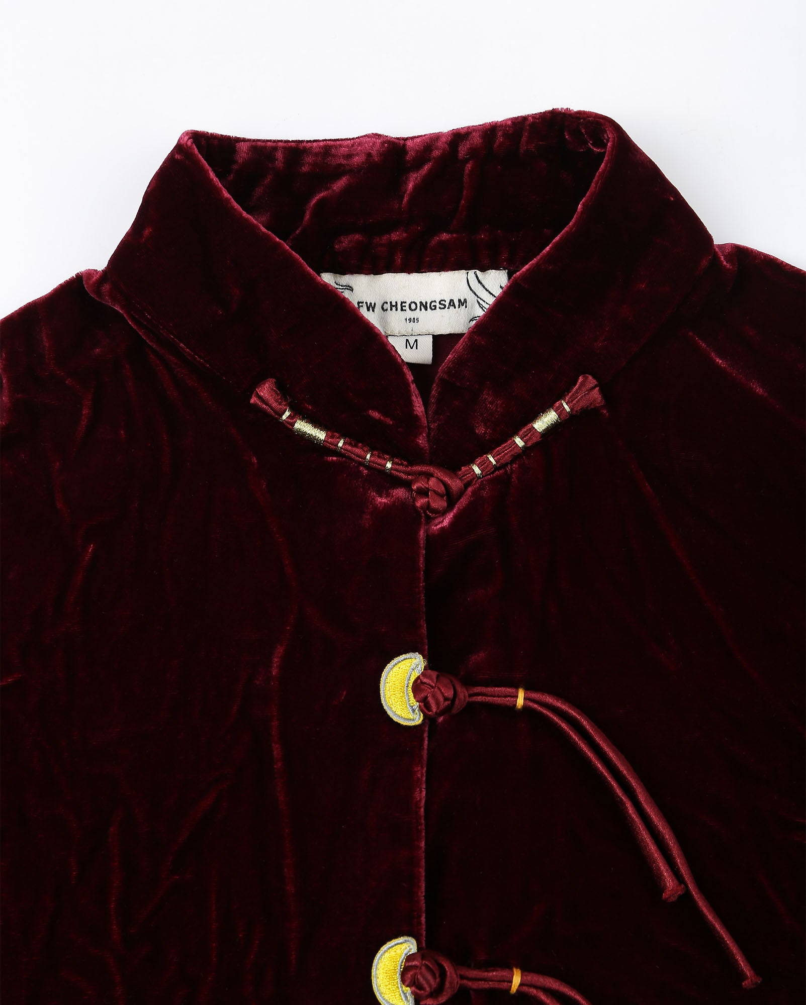 Yuan-Bao Luck Jacket Burgundy