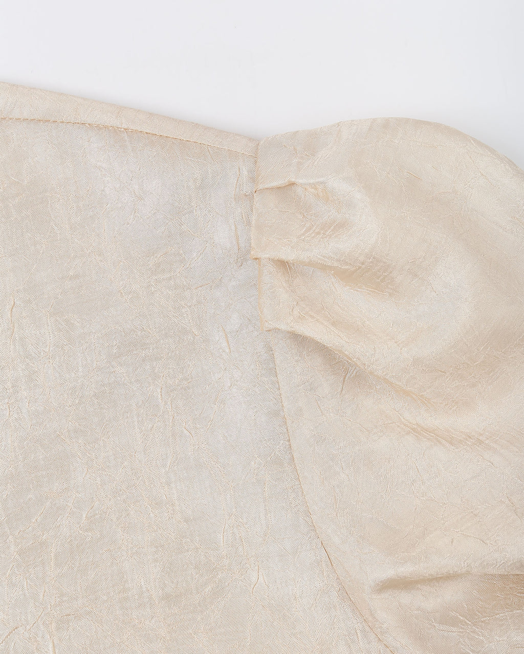 Leaf Button Strap Blouse