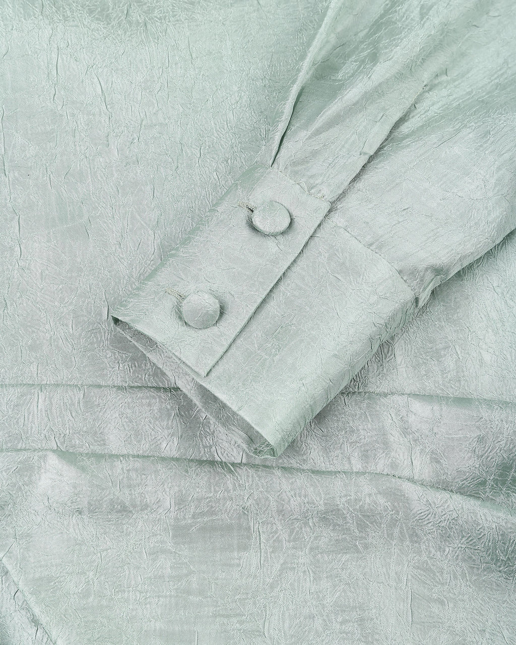 Leaf Button Strap Blouse