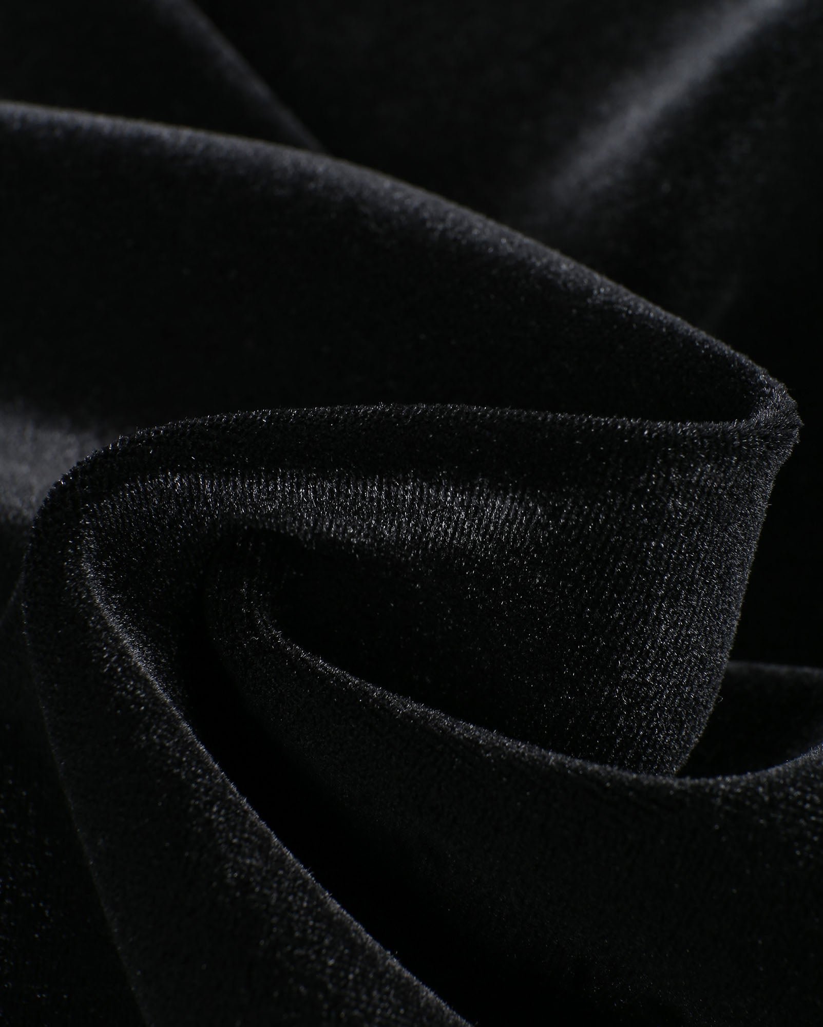 Gold Butterfly Embroidered Velvet Fishtail Skirt