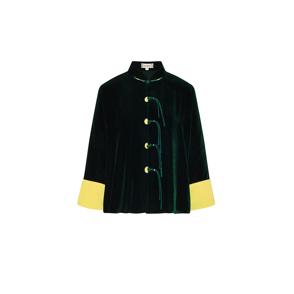 Yuan-Bao Luck Jacket Forest Green