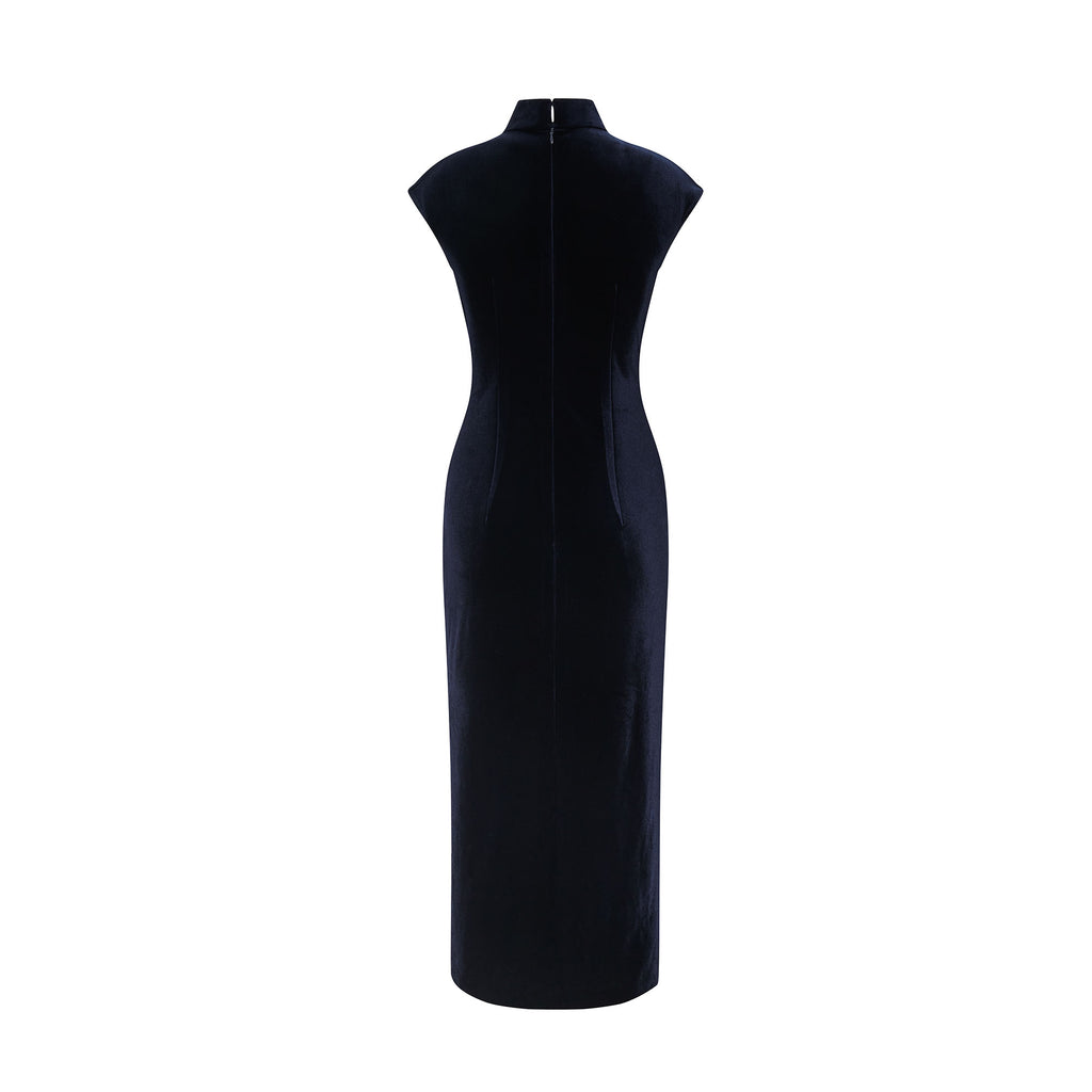 Butterfly Embroidered Modern Qipao